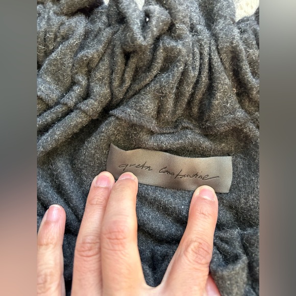 Greta Constantine Wool Oversized Short Sleeve Unlined Top Size 4-6 - Picture 5 of 10